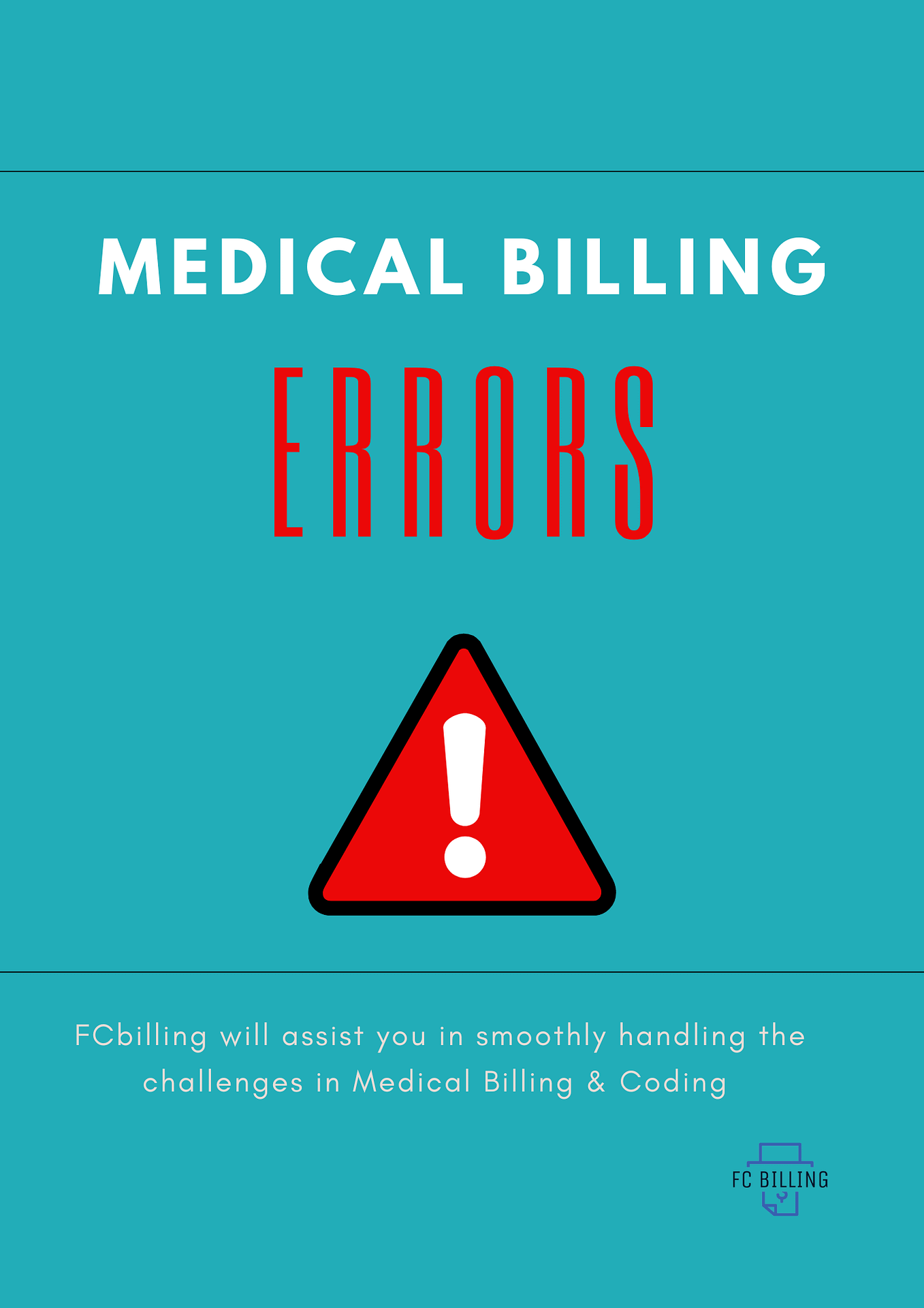 FCbilling will assist you in smoothly handling the challenges in Medical Billing and Coding
